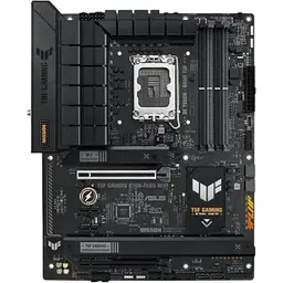 Материнська плата Asus TUF Gaming LGA1700, B760-PLUS WIFI, B760, 4xDDR5, Int. Realtek 7.1, Realtek 2.5Gb, WiFi 6, Bluetooth 5.2, 7xUSB3.2/3xUSB2.0, HDMI/DP, ATX