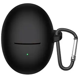 Чохол-накладка DK Huawei FreeBuds 6 | Silicone Candy Friendly з карабіном (black)