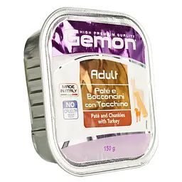 Вологий корм Gemon Dog Wet Adult індичка, 150 г (70300285) - мініатюра 2
