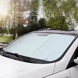 Шторка сонцезахисна для автомобільних вікон 140х70 см EcoKraft (6009515517274) - мініатюра 3