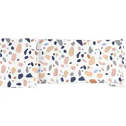 Бортики в дитяче ліжечко Cosas Gemstones CS1, 30 х 60 см (WeltBed_StoneRoseGreyWhite_30x60)