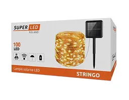 Сонячна гірлянда SuperLED Stringo 10 метрів, на 100 LED-лампочок, 8 режимів - мініатюра 2