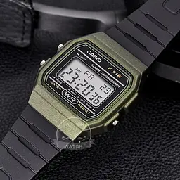 Чоловічий годинник Casio F-91WM-3A Темно-Зелений ( AT1141-0127 ) - мініатюра 6