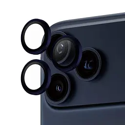 Протиударне захисне скло AR для камери Apple iPhone 17 Pro/17 Pro Max blue , захист лінз від подряпин та ударів, лінзи на камеру з рамкою, ArmorStandart (ARM86455)