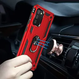 Панель BeCover Military для Samsung Galaxy A02s SM-A025/ A03s SM-A037 / M02s SM-M025 Red (706014) - мініатюра 4