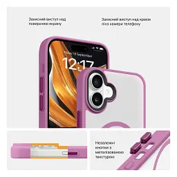 Чохол ArmorStandart Uniq MagSafe для Apple iPhone 16 Plus Violet - мініатюра 3