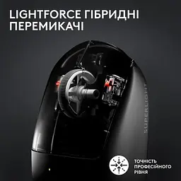 Мышь компьютерная Logitech G Pro X Superlight 2 Lightspeed Wireless Black (910-006630, 910-006632) - миниатюра 3