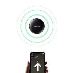Розумний Брелок UGREEN CM520 для пошуку людей речей (ключів) 240 мАг Bluetooth Anti-Lost Black (60387) - мініатюра 3