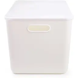 Комплект XXL: ящик для зберігання МВМ My Home FH-14 XXL 360х257х240 мм та кришка FH-16 білий (FH-14/FH-16 WHITE) - мініатюра 4