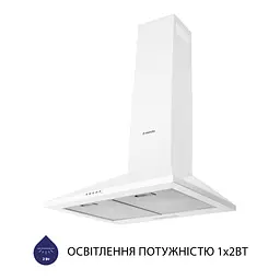 Витяжка купольна MINOLA HK 6614 WH 1000 LED - мініатюра 3