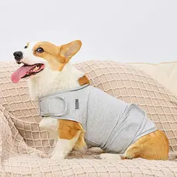 Заспокійливий жилет для собак WanTalk Dog Anxiety Jacket, Light Grey - мініатюра 2