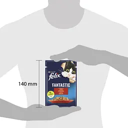 Вологий корм для котів Felix Fantastic з яловичиною в желе 2.21 кг (26 шт. х 85 г) - мініатюра 4