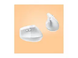 Миша Logitech Lift Vertical Ergonomic Mouse Off-White (910-006475) - мініатюра 2