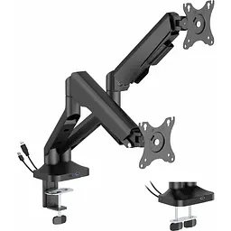 Кріплення настільне для двох моніторів OfficePro 17-35` Black (MA452B)