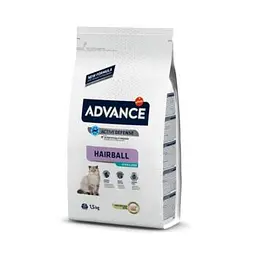Сухий корм для котів Advance Cat Sterilized Hairball 1.5 кг. виведення вовни у стерилізованих кішок, з індичкою