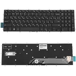 Клавіатура для ноутбука DELL (Inspiron: 7566 7567) rus чорний без фрейму