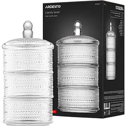 Цукерниця Ardesto Verbena прозора 12.5 см (AR5021) - мініатюра 3