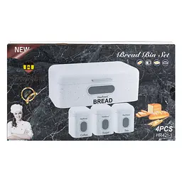Набір для зберігання продуктів Haus Roland 4 штуки з нержавіючої сталі Yiwu HP33533B - мініатюра 6