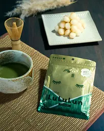 LULULUN Face Mask Kyoto Green Tea тонізуюча маска з екстрактом зеленого чаю, 7 шт - мініатюра 4