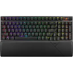 Клавіатура ASUS ROG Strix Scope II 96key NX Snow USB-A/WL/BT EN/UK RGB Black (90MP037A-BKMA00)
