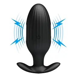 Смарт анальна пробка з вібрацією та електростимуляцією LyBaile Pretty Love Jefferson Electric Shock Stimulator, 9.2х3.4 см - мініатюра 4