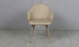 Стілець Дакота метал бежевий тканина бежева 560x560x820 - мініатюра 6