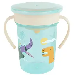 Поїльник-непроливайка Miniland Sippy Cup 360° Jurassic 270 мл (89636)