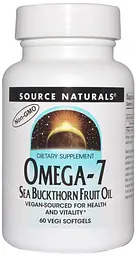 Омега 7 обліпиха Source Naturals Omega-7 Seabuckthorn Oil 60 капс