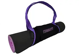 Сумка-переноска EasyFit для йога-килимка Фіолетова - мініатюра 3