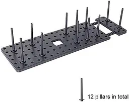 Телескопічна сушарка Drawer Organizer з індивідуальною конфігурацією - сушарка для посуду Drawer Organizer - мініатюра 6