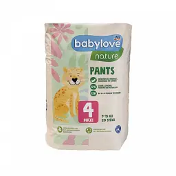 Підгузки-трусики Babylove Nature Pants 4 (9-15 кг) 20 шт