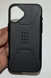 Оригинальный противоударный чехол для Iphone 16 PLUS UAG Civilian MagSafe Black 114443114040 - миниатюра 5