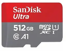 Карта пам'яті microSDXC, 512Gb, Ultra SanDisk teh0024480 - мініатюра 2