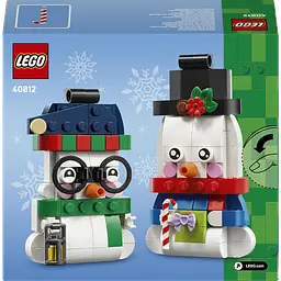Конструктор LEGO Iconic Прикраси зі сніговиком 168 ел. (40812) - мініатюра 3