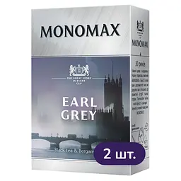Набір чорного чаю Monomax Earl Grey 180 г (2 шт. х 90 г) - мініатюра 2