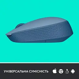 Миша Logitech M171 Wireless Mouse Blue Grey (6857589) - мініатюра 3