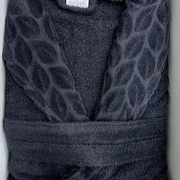 Халат банний Soho Leaves Graphite графітовий розмір 2XL/3XL (2XL/3XL Leaves Graphite) - мініатюра 2