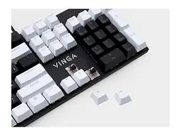 Клавіатура Vinga KBGM-095 Brown Switch USB White/Black (KBGM-095BR) - мініатюра 6