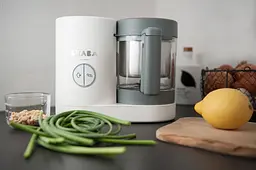 Пароварка-блендер Beaba Babycook Neo Night, білий з сірим (912773) - мініатюра 4