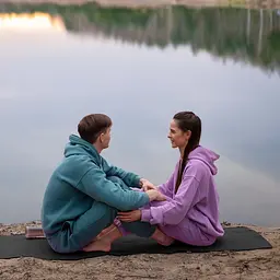Килимок для фітнесу Gymtek товщиною 0,5см чорний - мініатюра 10