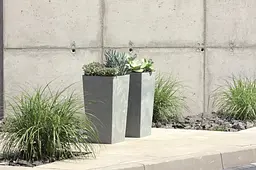 Горщик з кашпо для рослин 2в1 Prosperplast Urbi Square Beton 8/163 л - мініатюра 4