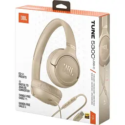Навушники JBL Tune 530C USB-C Beige (JBLT530CBEG) - мініатюра 8