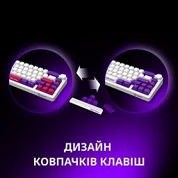 Клавіатура Lorgar KBP70MW Pro Wireless 65% Compact Black Red EN/UA (LRG-KBP70MW-BK-US) - мініатюра 14