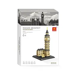 Конструктор Архітектура Wange 3D Біг-Бен Elizabeth Tower 4211 для дітей та дорослих 892 деталі - мініатюра 2