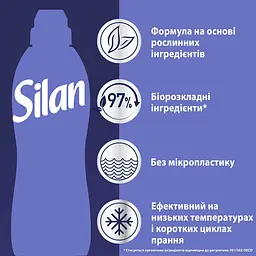 Кондиціонер для білизни Silan Прохолодна свіжість 2772 мл - мініатюра 6