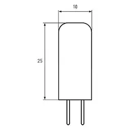 Лампочка Eurolamp G4 (LED-G4-0227(12)) - мініатюра 3