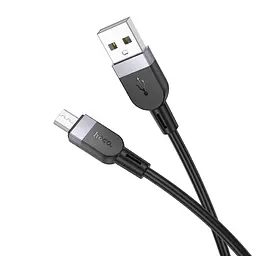 Кабель Hoco X109 Energy silicone charging data cable Micro Black
