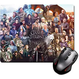 Ігрова поверхня Nextprint Лого Старк Logo Stark Game of Thrones 220 х 180 мм (3117)