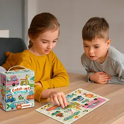 Пазл "Наздоганяй! На дорозі" DoDo Toys 300618, 48 елементів - мініатюра 7