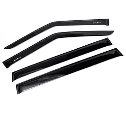 Дефлектори вікон вітровики Skoda Fabia 2007-2014 Скотч 3M Voron Glass - мініатюра 5